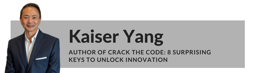 Crack the Code: 8 Surprising Keys to Unlock Innovation: Kaiser Yang:  9781645435648: : Books