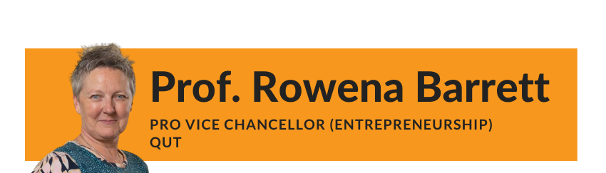Rowena Barrett QUT Entrepreneurship blog article header